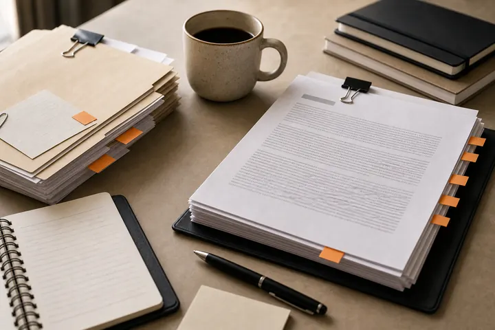 Sourced research packets and article bundle